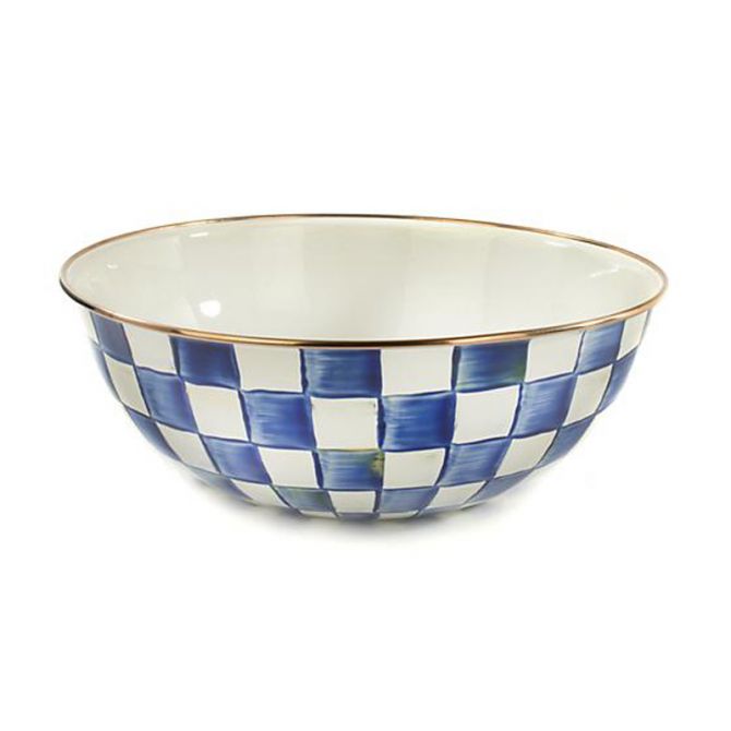 MacKenzie-Childs Royal Check Everyday Bowl, Extra Large