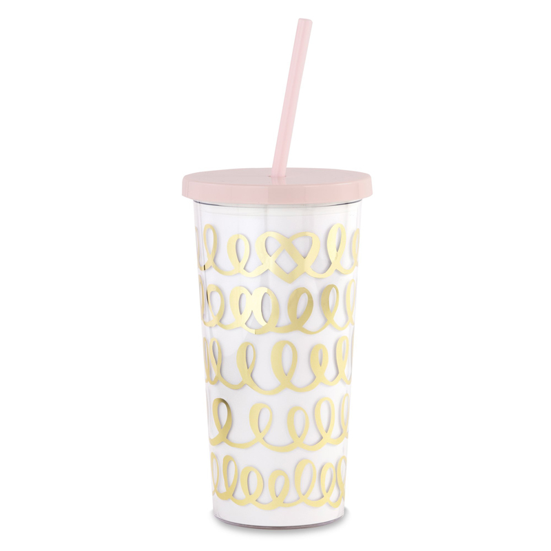 Kate Spade Heart Knot Bridal Tumbler | Borsheims