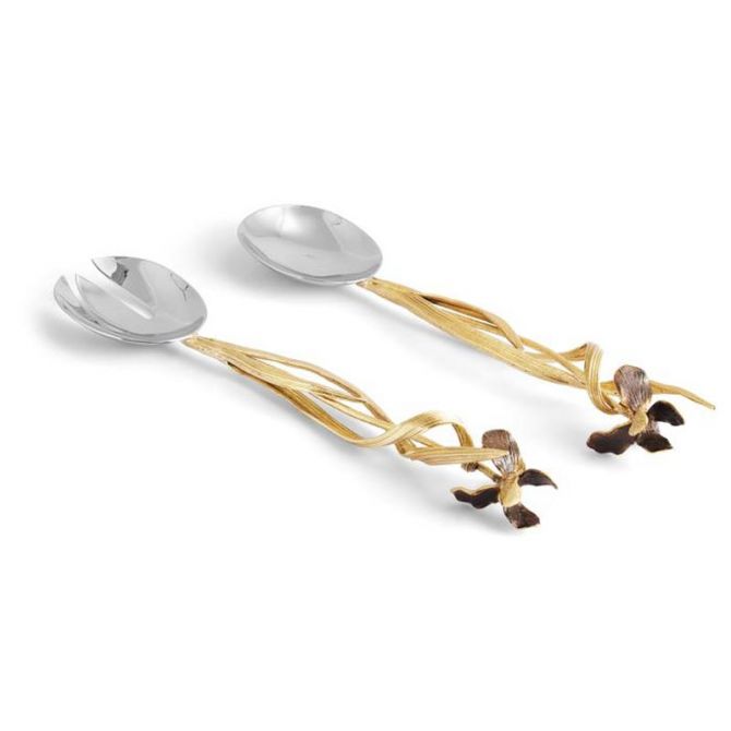 Michael Aram Black Iris Serving Set