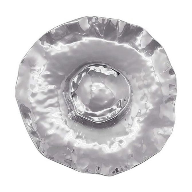 Mariposa Shimmer Round Chip and Dip