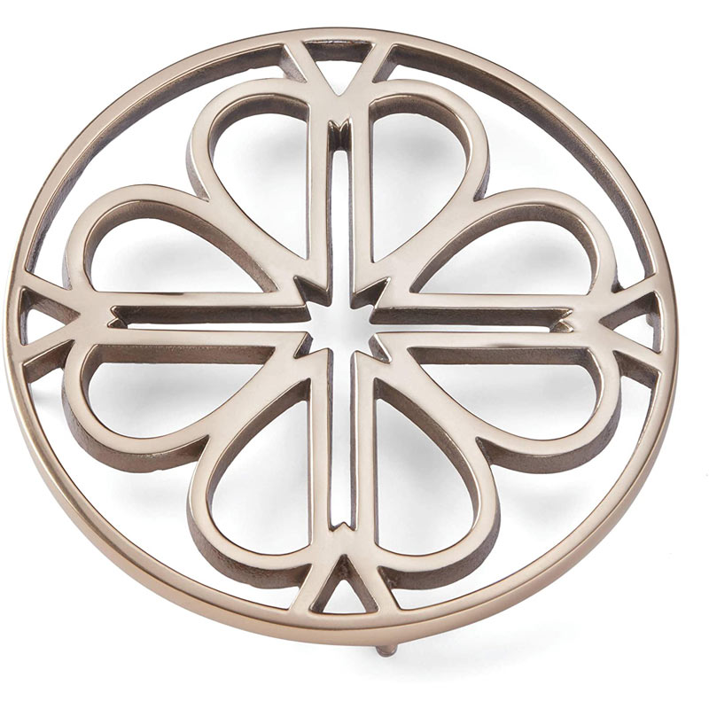 Kate Spade Flower Trivet, Gold Tone