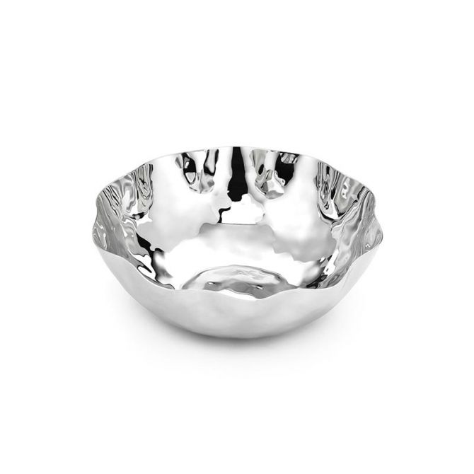 Mary Jurek Blossom Free Form Stainless Bowl, 12"