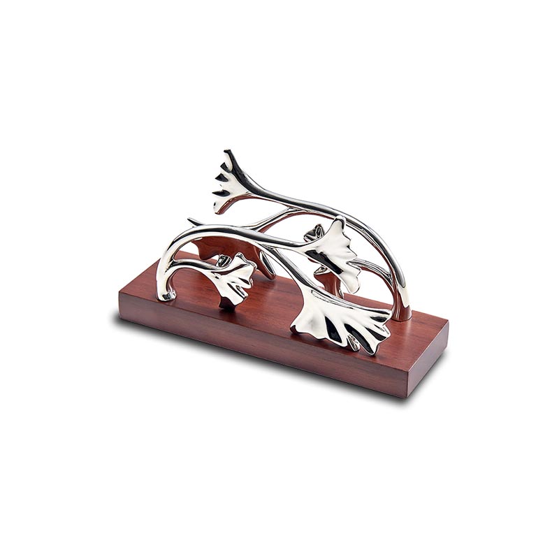 Mary Jurek Ginkgo Wood Napkin Holder, 7.5