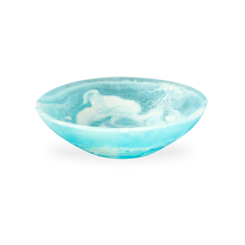 Nashi Everyday Extra Small Bowl, Aqua Swirl