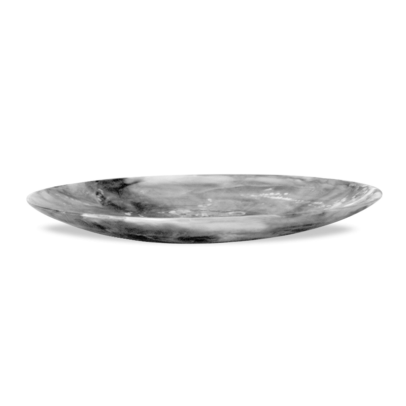 Nashi Everyday Platter, Black Swirl