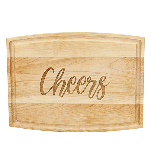 Maple Leaf Artisan Cheers Board, 12"