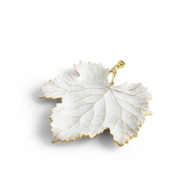 Michael Aram Winter Leaves Grape Leaf Dish