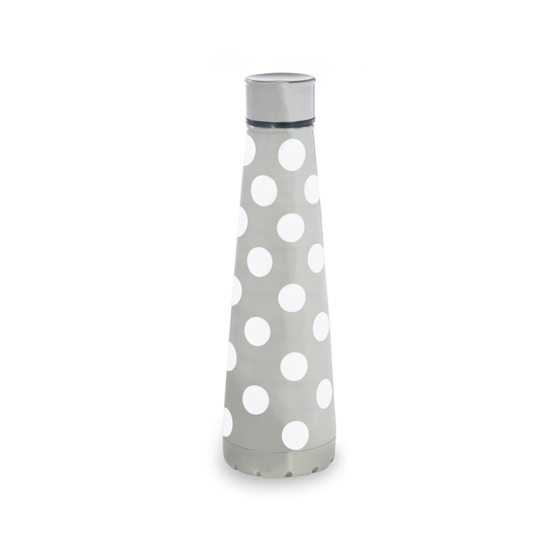 Kate Spade Stainless Steel Water Bottle, White Dot