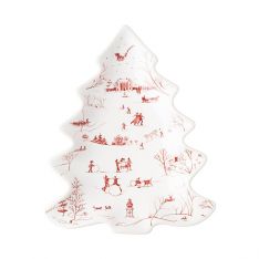 Juliska Country Estate Winter Frolic Ruby Small Tree Tray