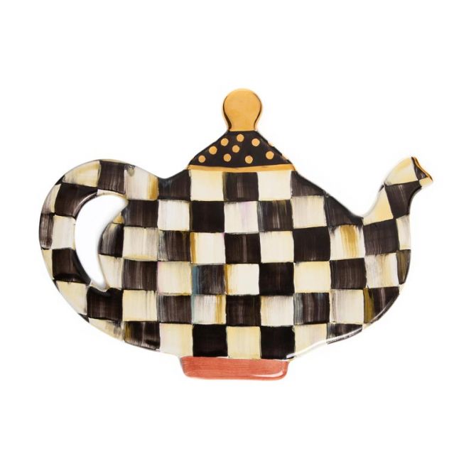 MacKenzie Childs Limited Edition Courtly Check Teapot Trivet