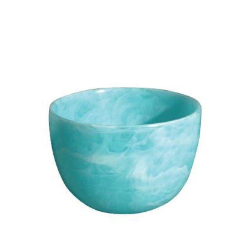 Nashi Medium Deep Bowl, Aqua Swirl