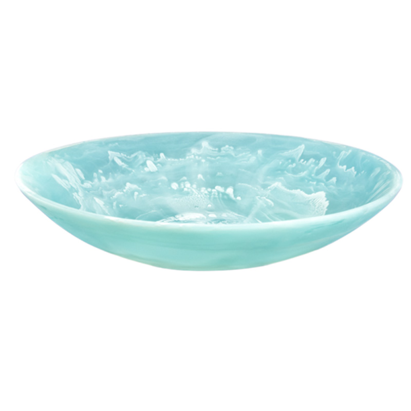 Nashi XL Everyday Bowl, Aqua Swirl