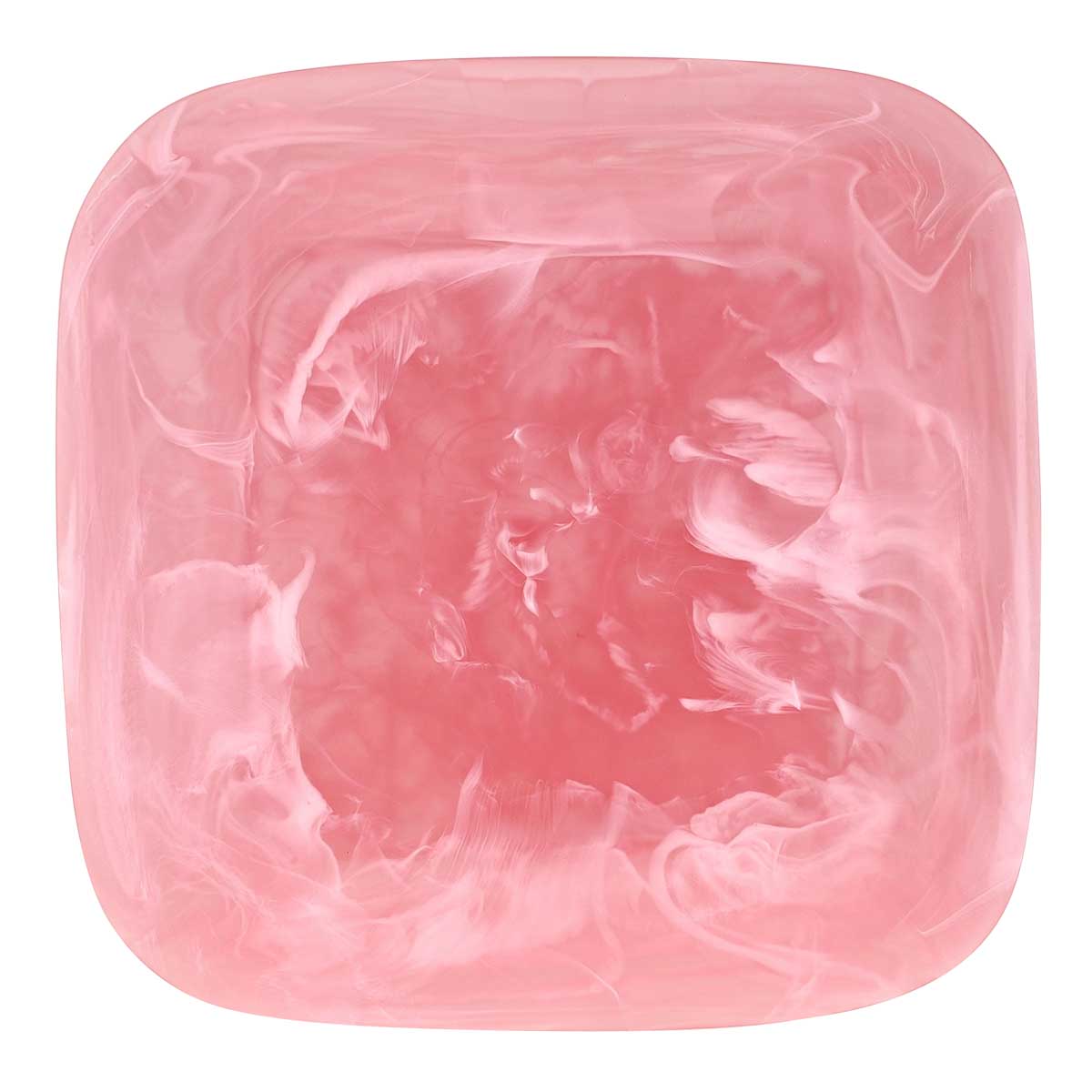 Nashi Large Square Tray, Pink Swirl