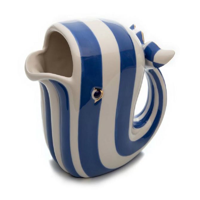 MacKenzie-Childs Big Blue Pitcher