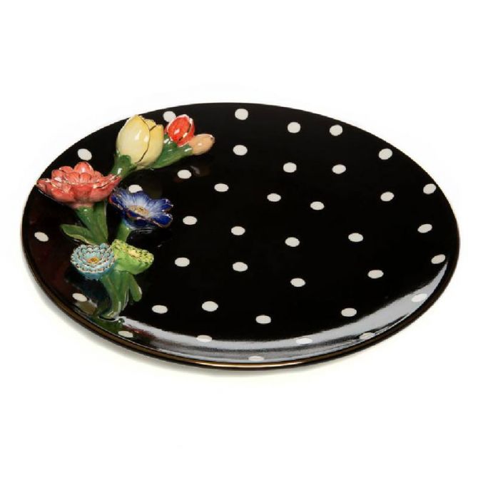 MacKenzie-Childs Floradot Platter