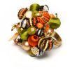 MacKenzie-Childs Autumn Leaves Napkin Rings, Set of 4