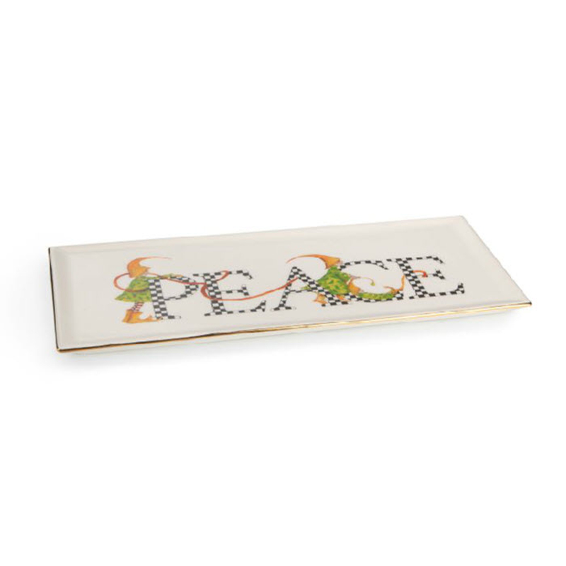 MacKenzie-Childs Patience Brewster Peace Trinket tray