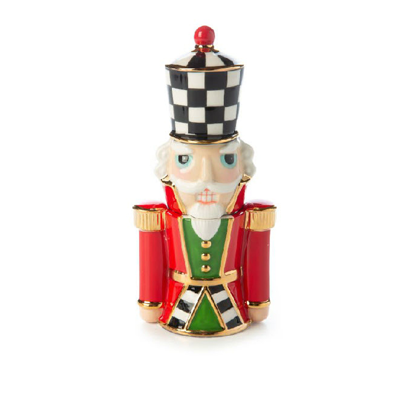 MacKenzie-Childs Buckingham Nutcracker Salt and Pepper Set