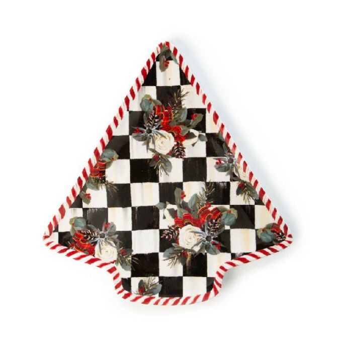 MacKenzie-Childs Scottish Bouquet Cookie Plate