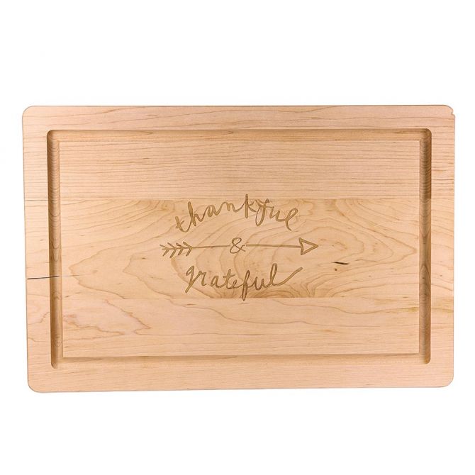 Maple Leaf At Home Maple Thankful & Grateful Board, 18x12