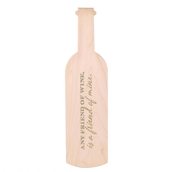 Maple Leaf At Home Wine Any Friend of Wine Board, 15"