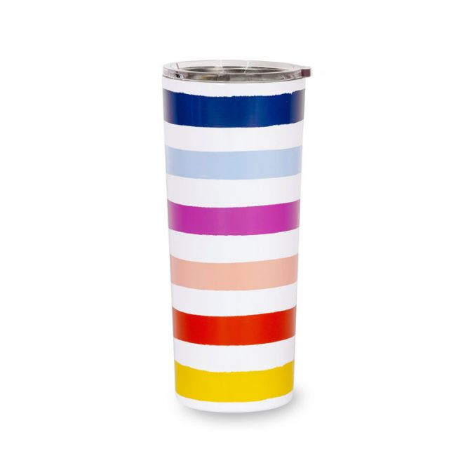 Kate Spade Stainless Steel Tumbler, Candy Stripe