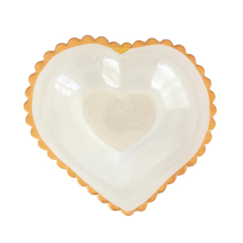Annieglass Sweetheart Bowl, Yellow Gold