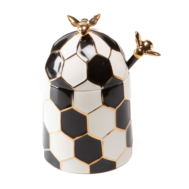 MacKenzie-Childs Queen Bee Honey Pot