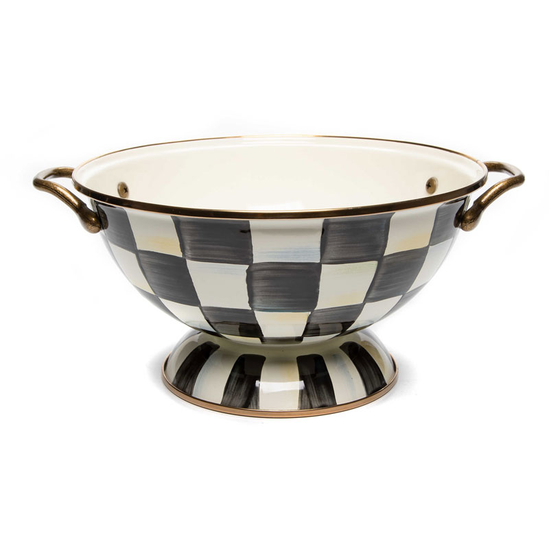MacKenzie-Childs Courtly Check Enamel Almost Everything Bowl