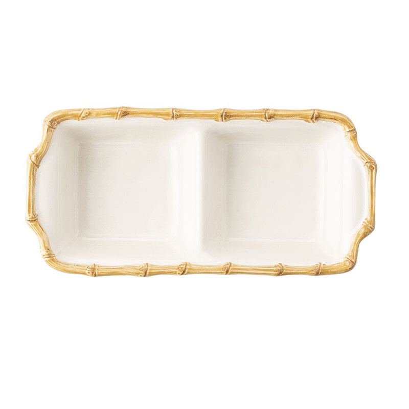 Juliska Bamboo Two Section Server