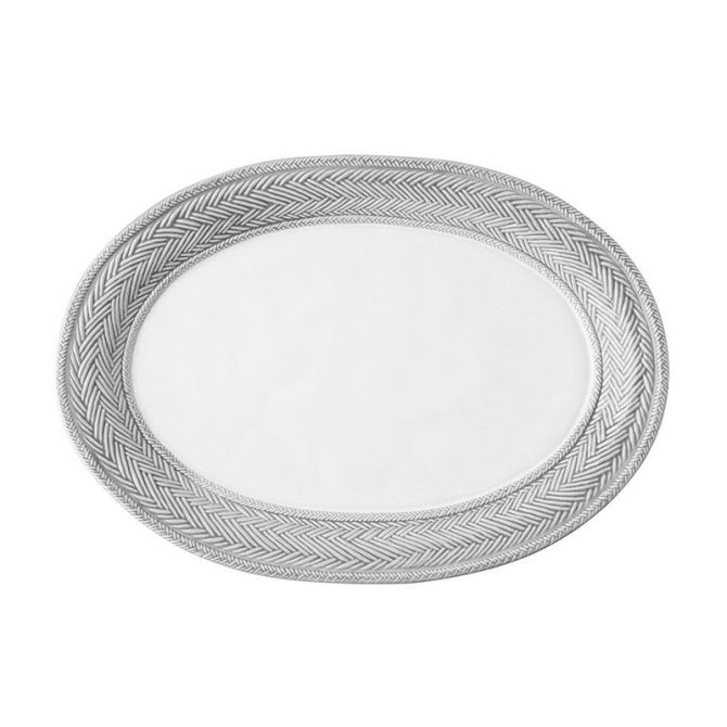 Juliska Le Panier 17" Platter, Grey Mist