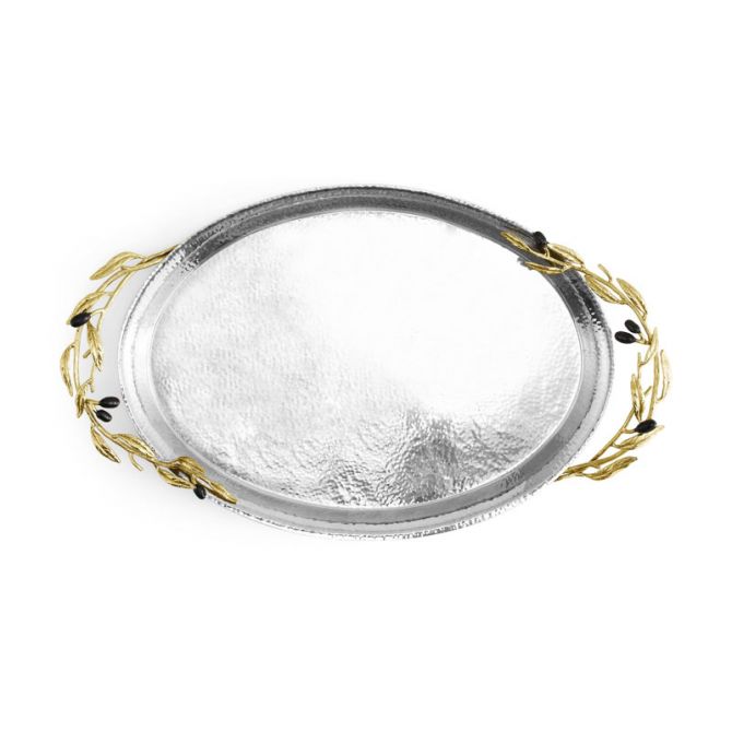 Michael Aram Olive Branch Serving Tray - Thumbnail 2