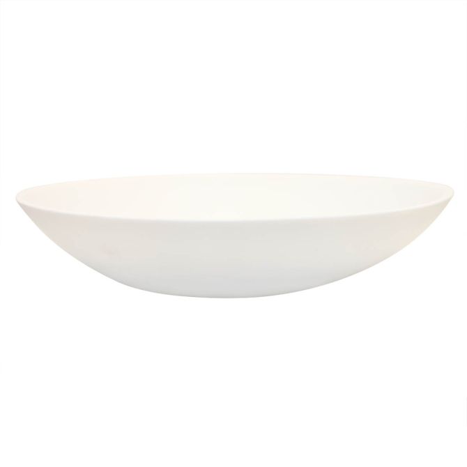 Nashi Large Everyday Bowl, Solid White