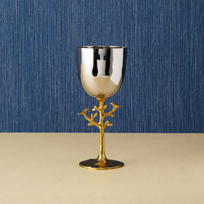 Michael Aram Tree of Life Gold Tone Kiddush Cup