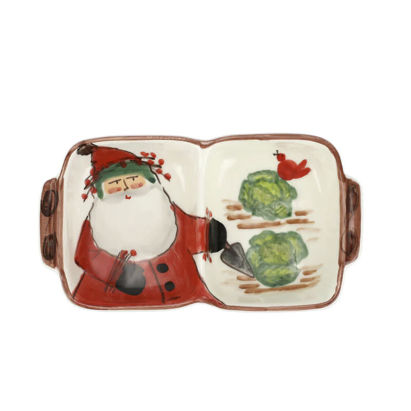 Vietri Old St. Nick Two-Part Server