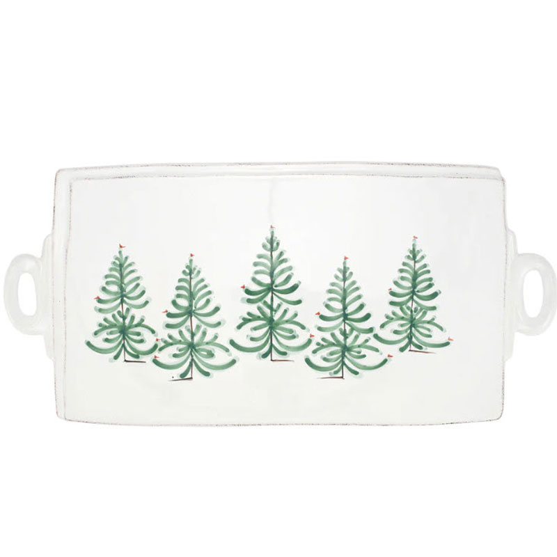 VIETRI ~ Lastra Holiday ~ Oval Platter, Price $168.00 in Charleston, SC from Jeffrey Bannon Ltd