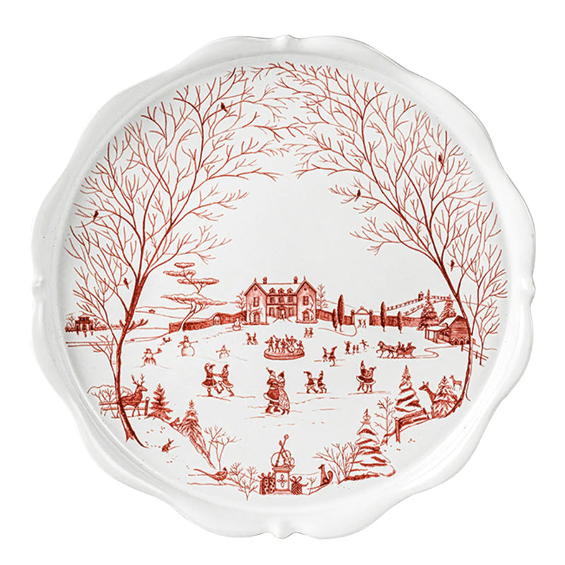 Juliska Country Estate Cake Stand, Winter Frolic