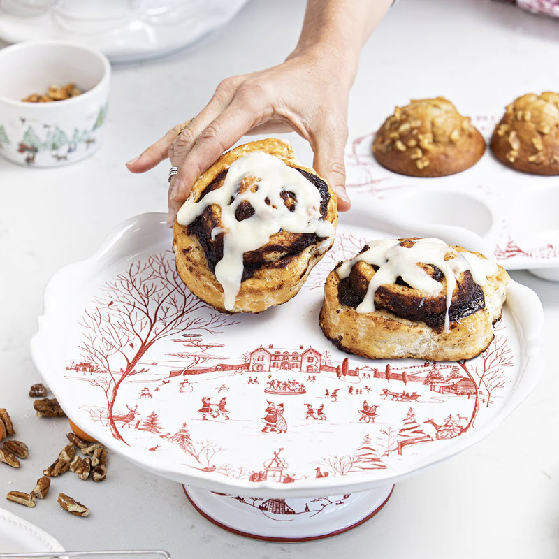 Juliska Country Estate Cake Stand, Winter Frolic