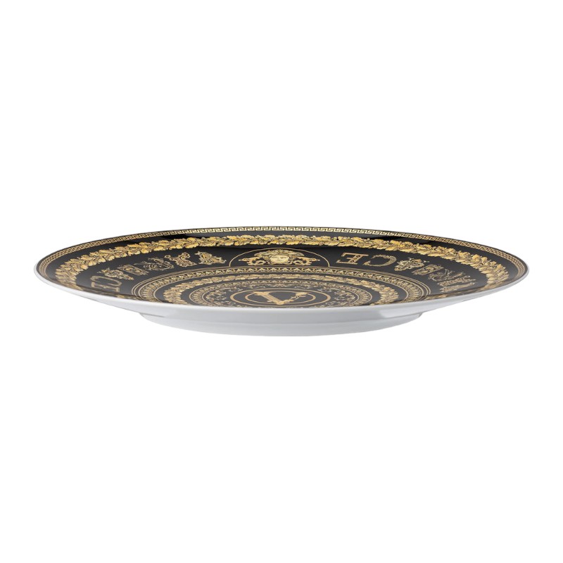 Versace Virtus Gala Charger Plate, Black