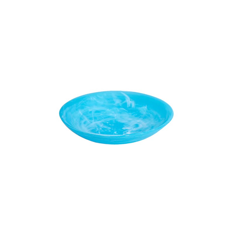 Nashi Small Everyday Bowl, Aqua Swirl