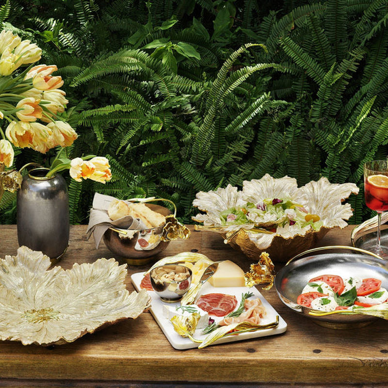 Michael Aram Tulip Cheeseboard with Knife