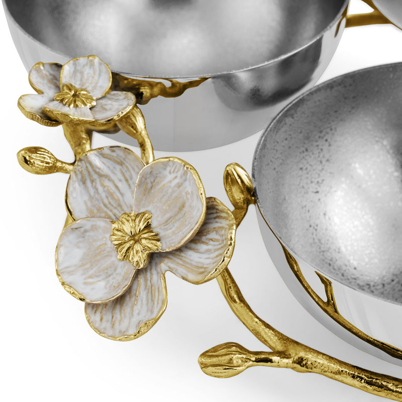 Michael Aram Orchid Bowl, Triple