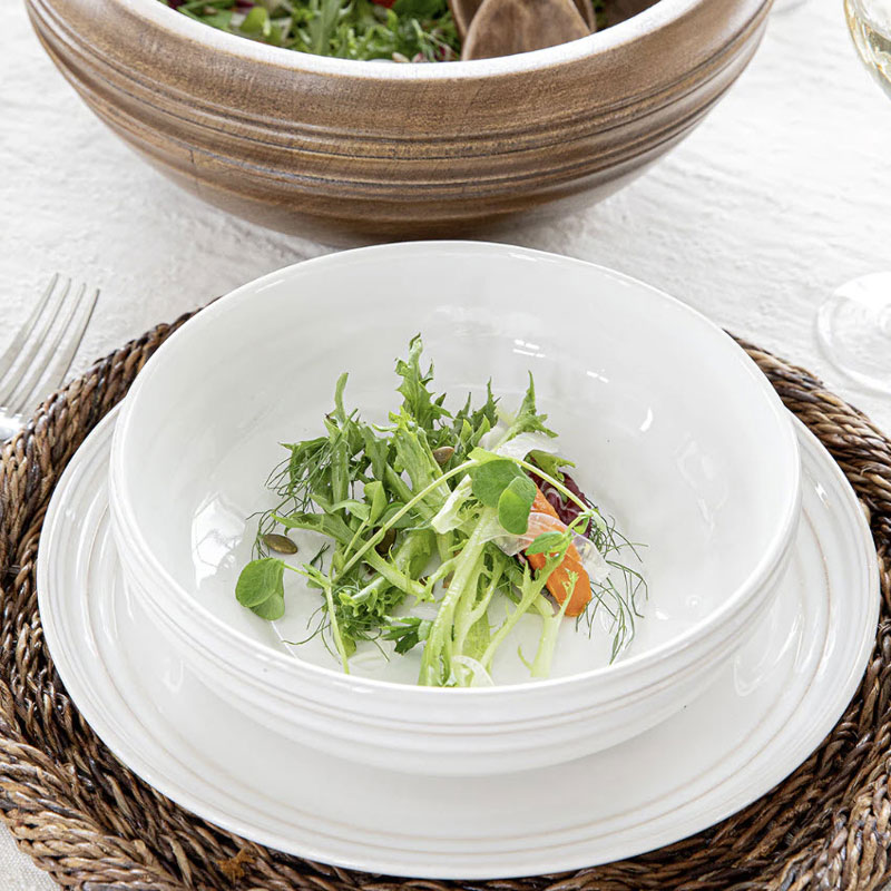 Juliska Bilbao Coupe Bowl, Whitewash