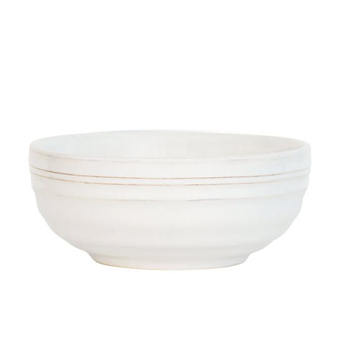Juliska Bilbao Cereal Bowl, Whitewash