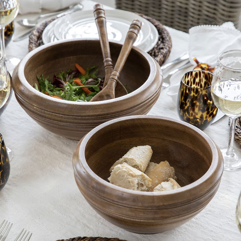 Juliska Bilbao Wood Serving Bowl, 10