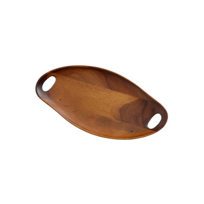 Nambe Portables Acacia Wood Tray, 18"