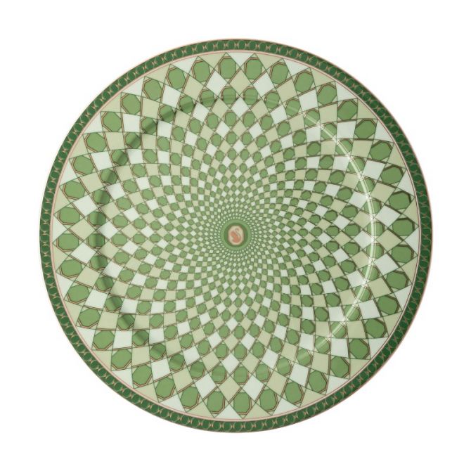 Swarovski x Rosenthal Signum Fern Service Plate, 13"