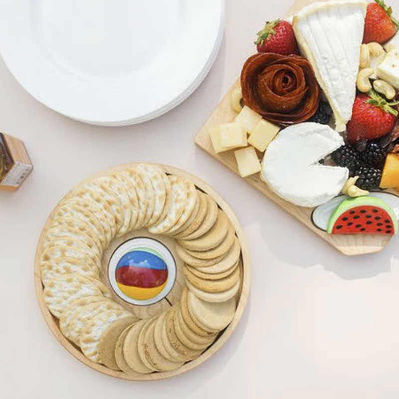 Nora Fleming Maple Cracker Round