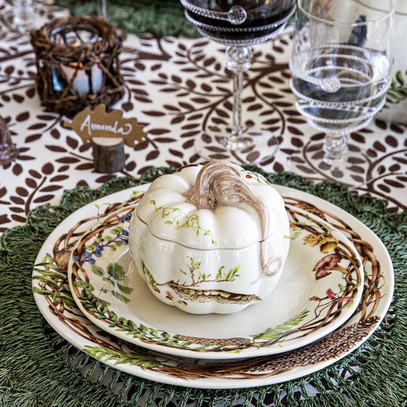 Juliska Forest Walk Pumpkin Soup Bowl with Lid