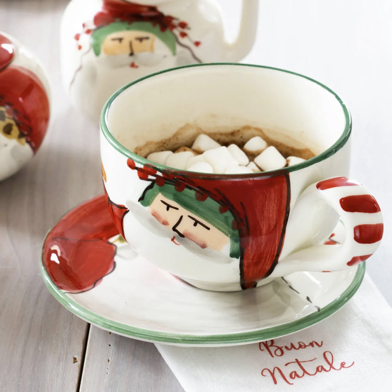 Vietri Old St. Nick Jumbo Cup